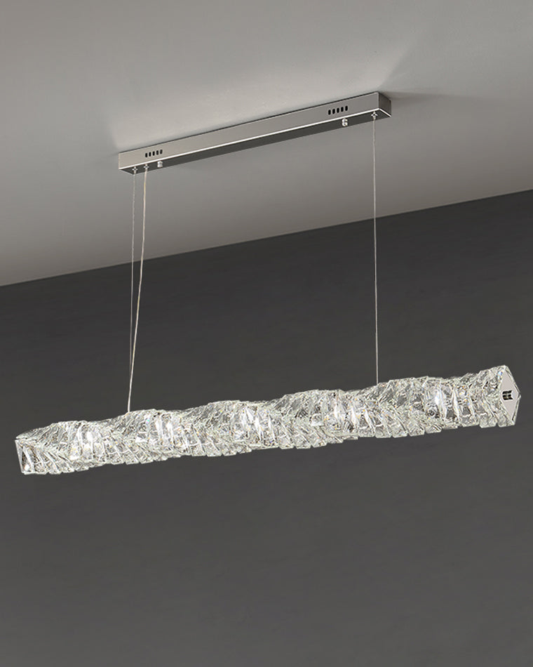 Diff Twist Linear Crystal Chandelier-DF2193