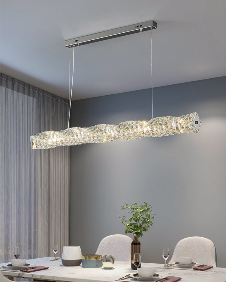 Diff Twist Linear Crystal Chandelier-DF2193