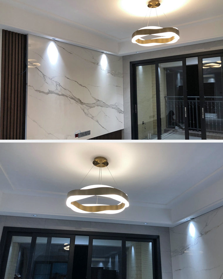 Diff Wave Circular LED Chandelier-DF2195
