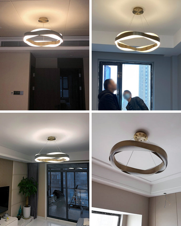 Diff Wave Circular LED Chandelier-DF2195