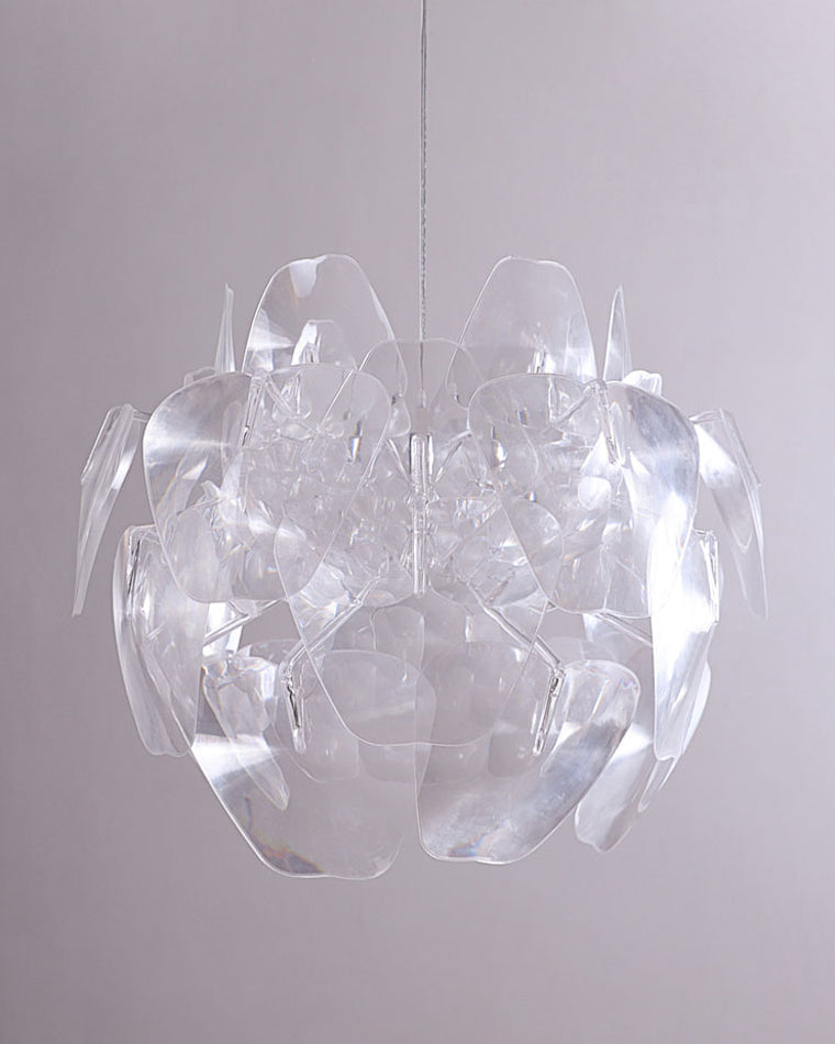 Diff Mirrored Lucite Chandelier-DF2197