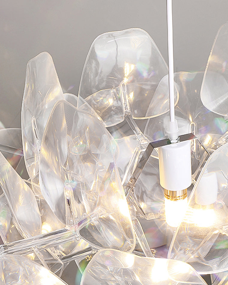 Diff Mirrored Lucite Chandelier-DF2197