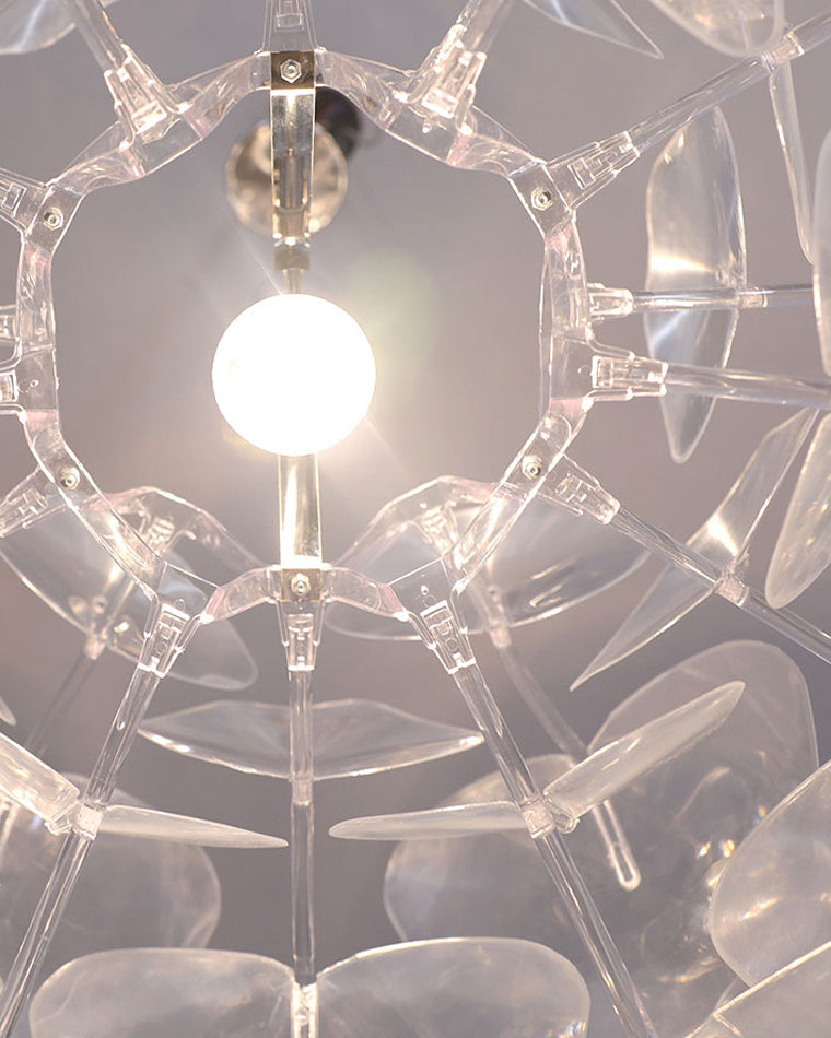 Diff Mirrored Lucite Chandelier-DF2197