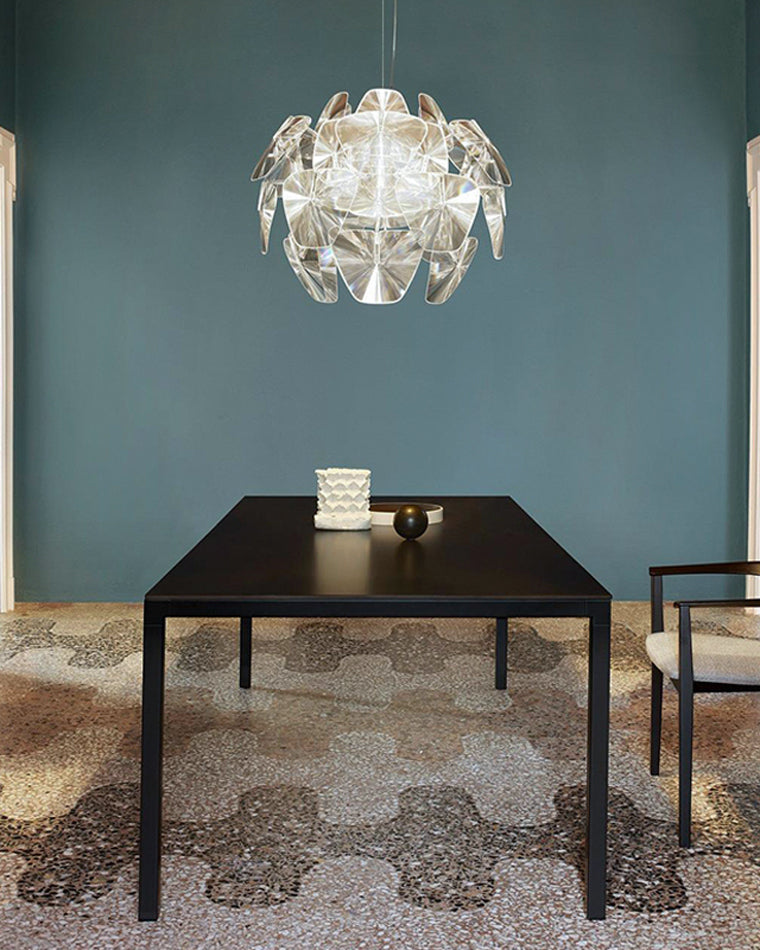 Diff Mirrored Lucite Chandelier-DF2197