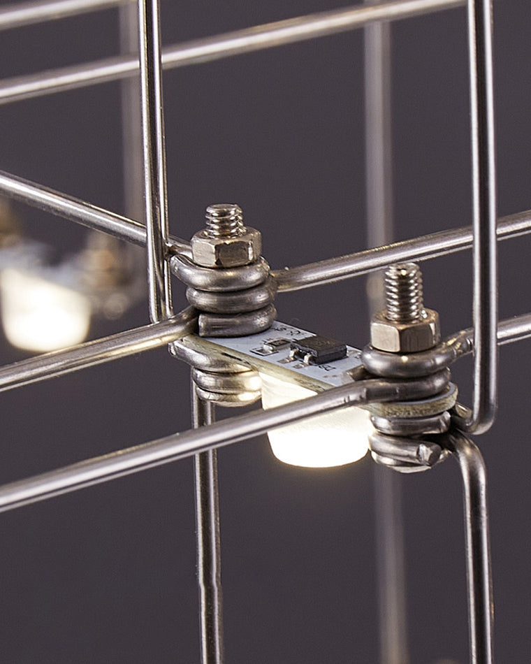 Diff Rectangular Sculptural Chandelier-DF2200