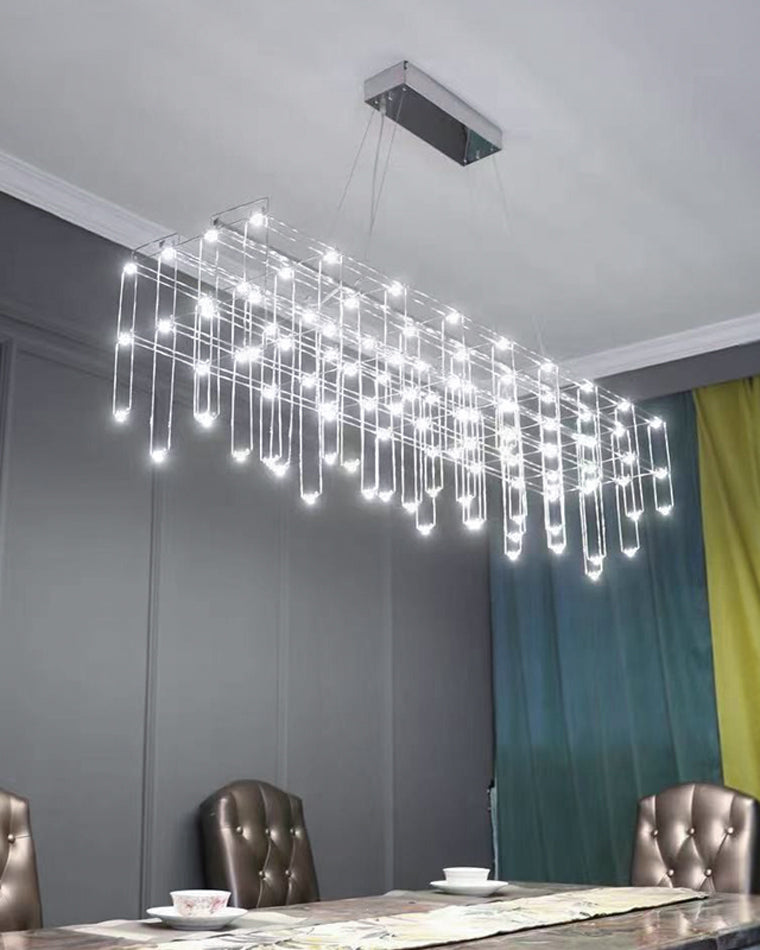 Diff Rectangular Sculptural Chandelier-DF2200