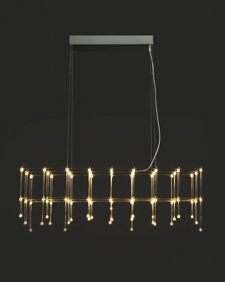 Diff Rectangular Sculptural Chandelier-DF2200
