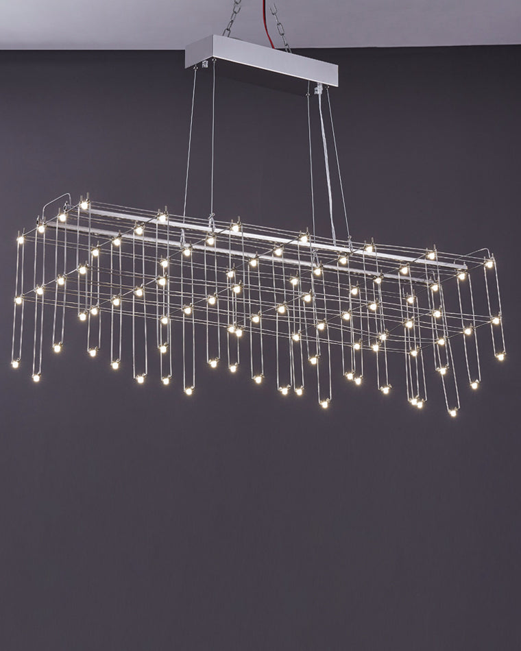 Diff Rectangular Sculptural Chandelier-DF2200