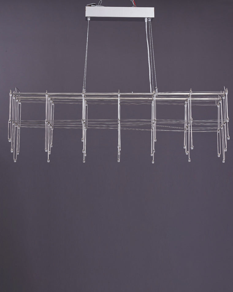 Diff Rectangular Sculptural Chandelier-DF2200