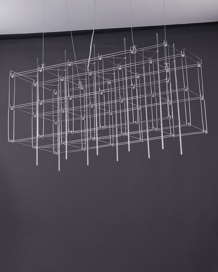 Diff Rectangular Sculptural Chandelier-DF2200