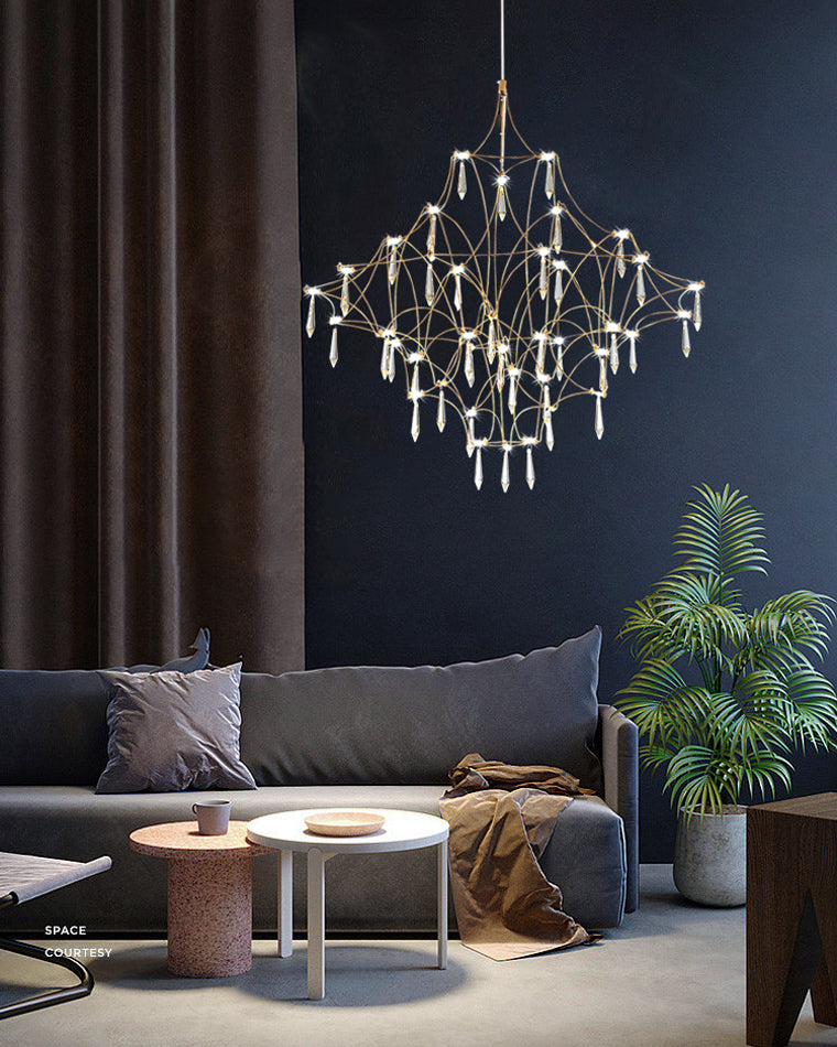 Diff Large Sculptural Crystal Chandelier-DF2201