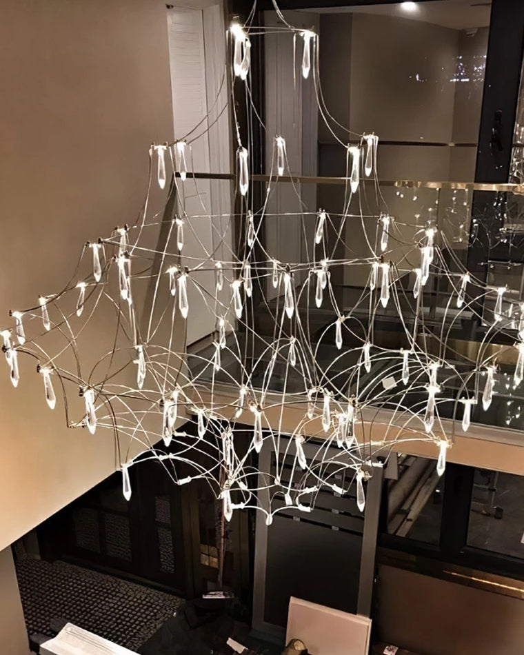 Diff Large Sculptural Crystal Chandelier-DF2201