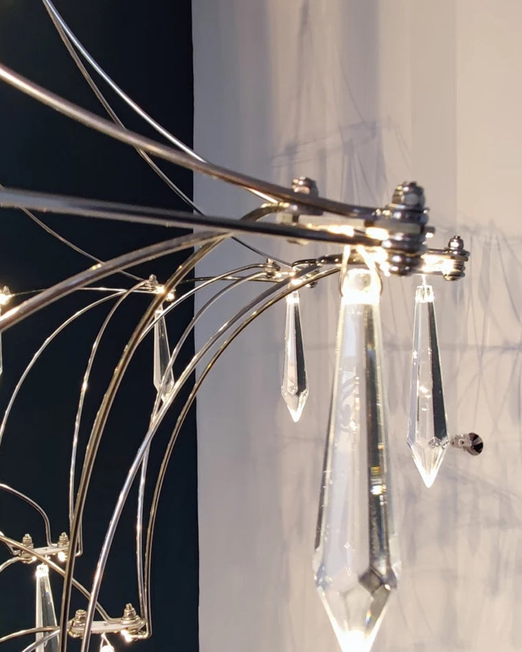 Diff Large Sculptural Crystal Chandelier-DF2201