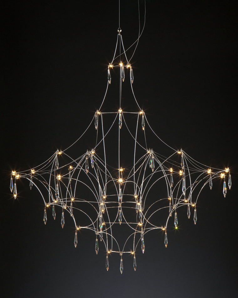 Diff Large Sculptural Crystal Chandelier-DF2201
