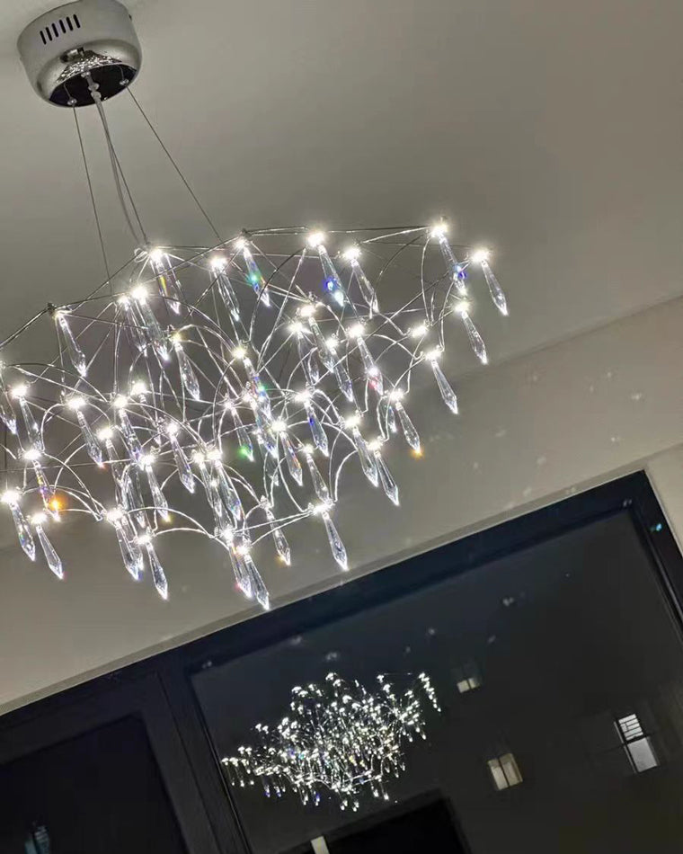 Diff Large Sculptural Crystal Chandelier-DF2201