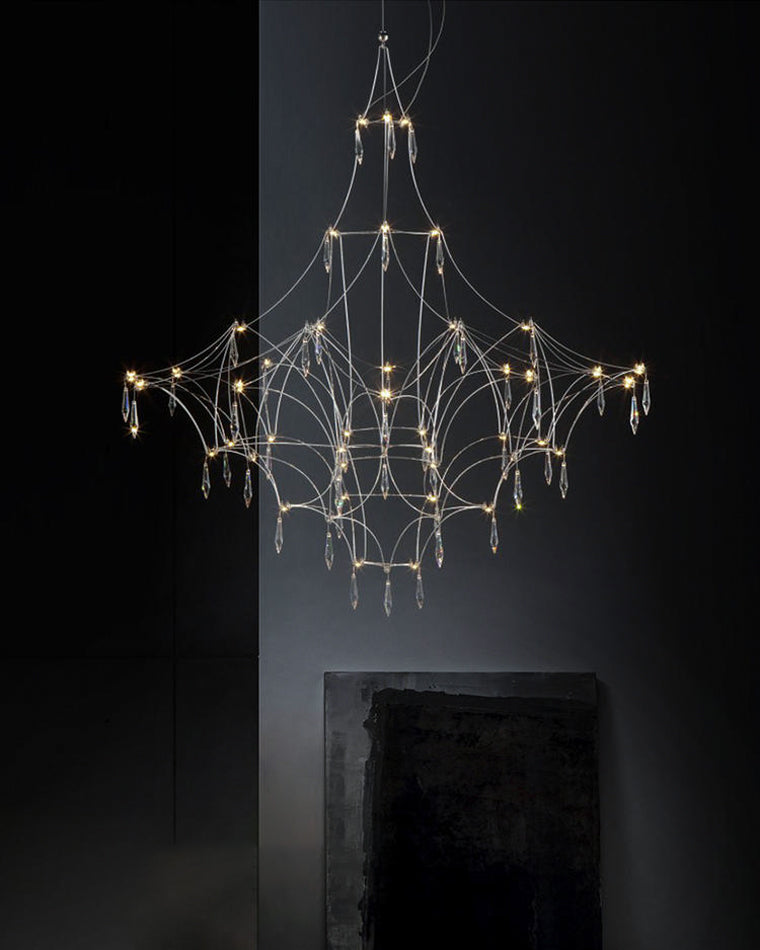 Diff Large Sculptural Crystal Chandelier-DF2201