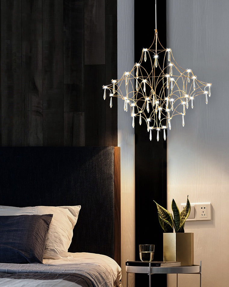 Diff Large Sculptural Crystal Chandelier-DF2201