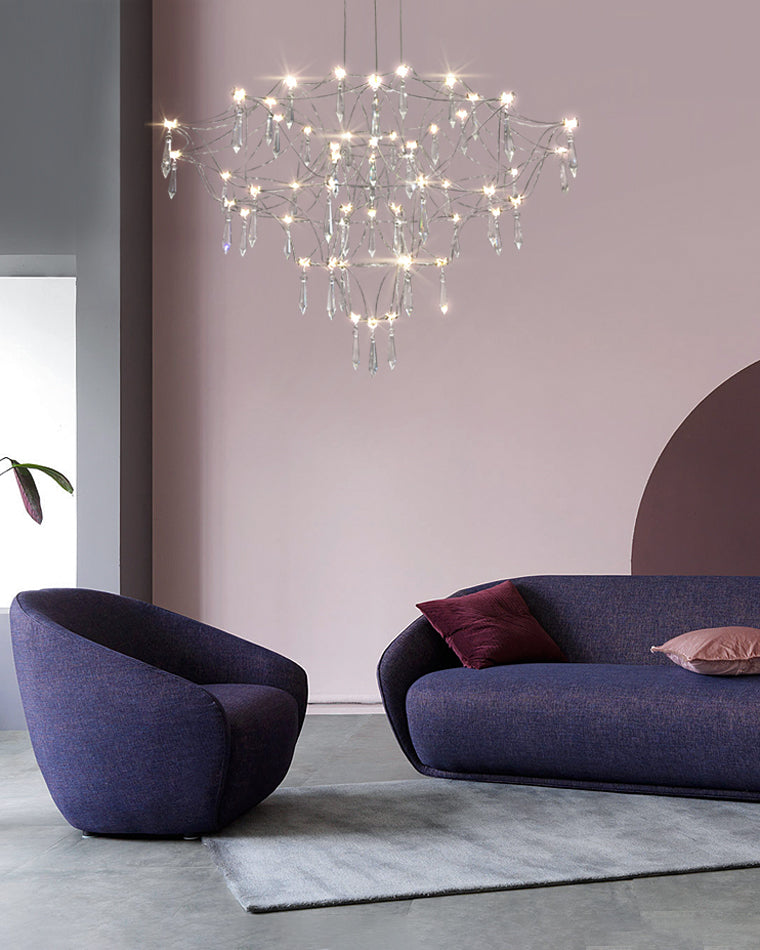 Diff Large Sculptural Crystal Chandelier-DF2201