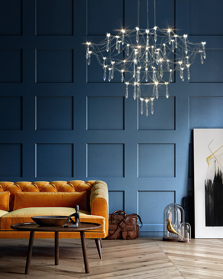 Diff Large Sculptural Crystal Chandelier-DF2201