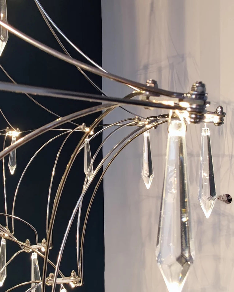 Diff Large Sculptural Crystal Chandelier-DF2201
