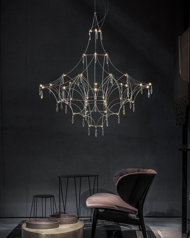 Diff Large Sculptural Crystal Chandelier-DF2201