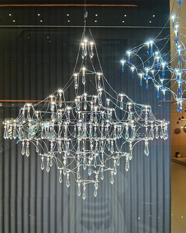 Diff Large Sculptural Crystal Chandelier-DF2201