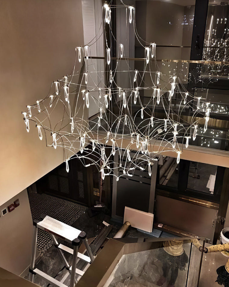 Diff Large Sculptural Crystal Chandelier-DF2201