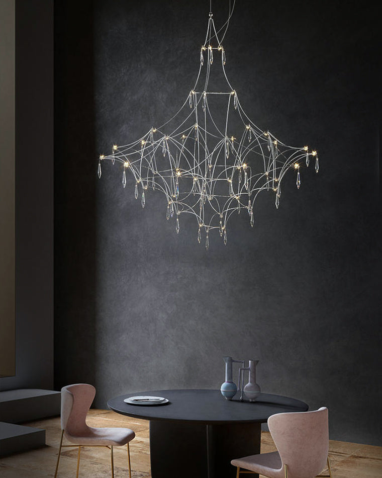 Diff Large Sculptural Crystal Chandelier-DF2201