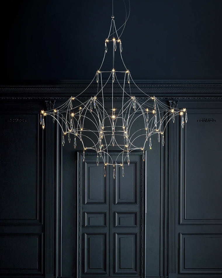 Diff Large Sculptural Crystal Chandelier-DF2201