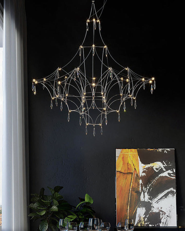 Diff Large Sculptural Crystal Chandelier-DF2201