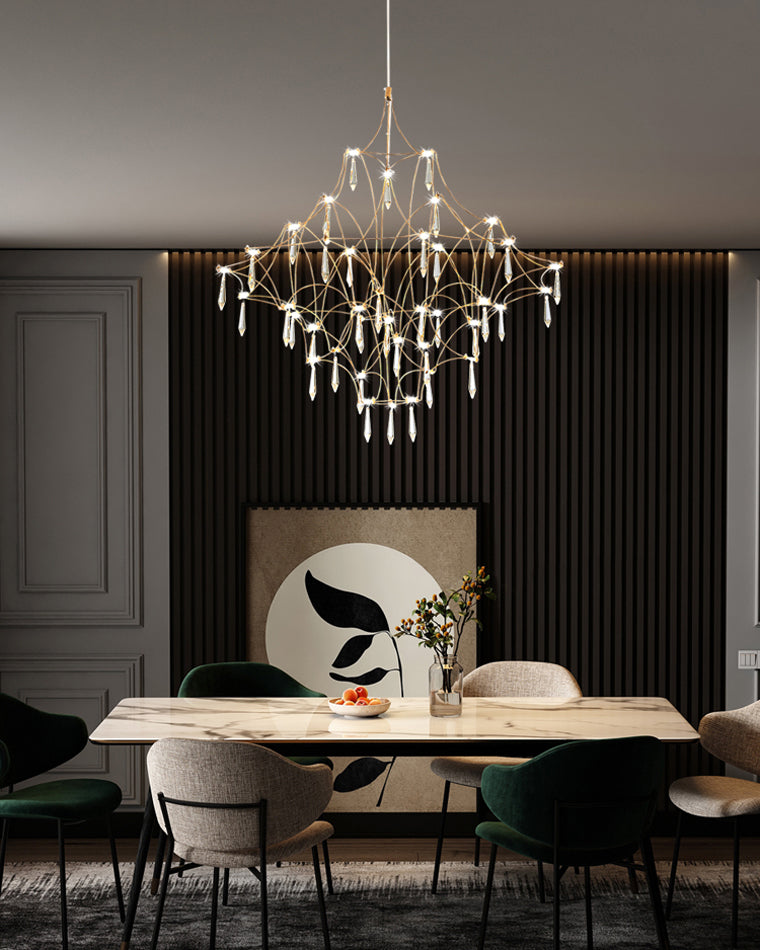 Diff Large Sculptural Crystal Chandelier-DF2201