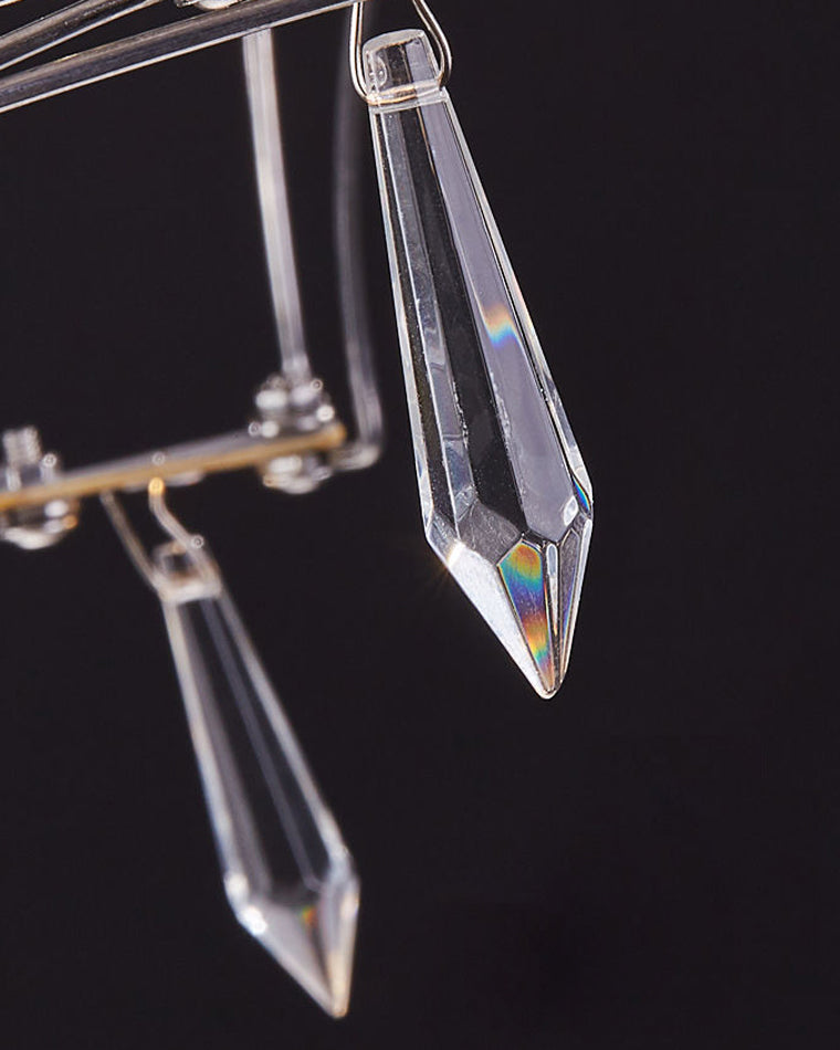 Diff Large Sculptural Crystal Chandelier-DF2201