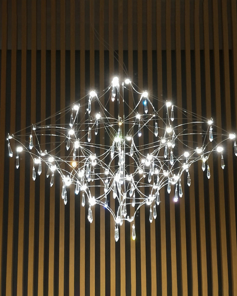Diff Large Sculptural Crystal Chandelier-DF2201