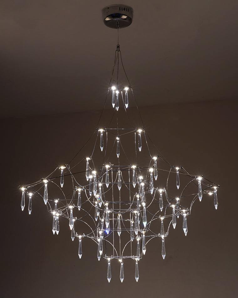 Diff Large Sculptural Crystal Chandelier-DF2201