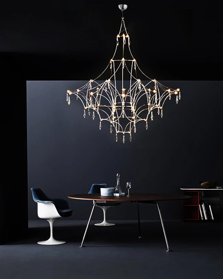 Diff Large Sculptural Crystal Chandelier-DF2201