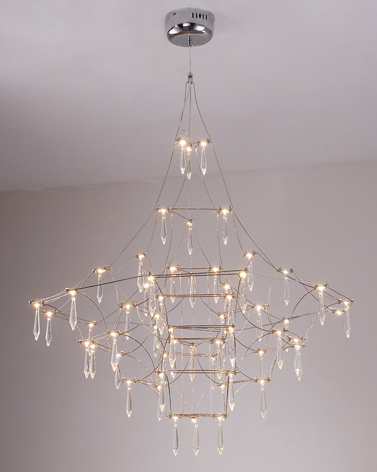 Diff Large Sculptural Crystal Chandelier-DF2201