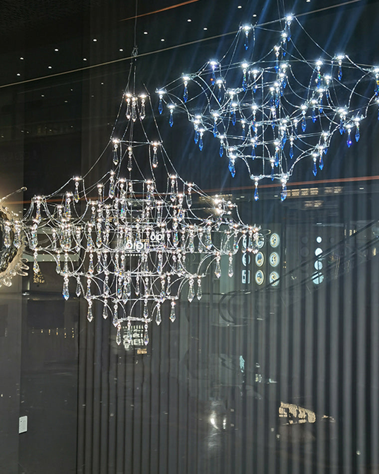 Diff Large Sculptural Crystal Chandelier-DF2201