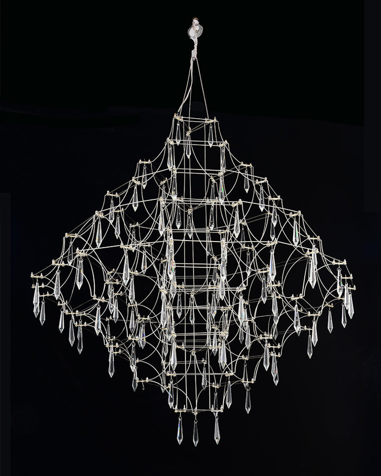 Diff Large Sculptural Crystal Chandelier-DF2201