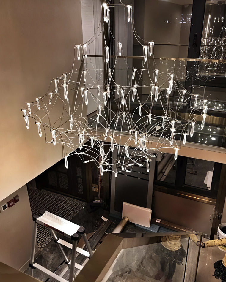 Diff Large Sculptural Crystal Chandelier-DF2201