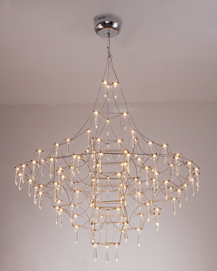 Diff Large Sculptural Crystal Chandelier-DF2201