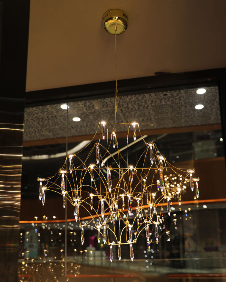 Diff Large Sculptural Crystal Chandelier-DF2201