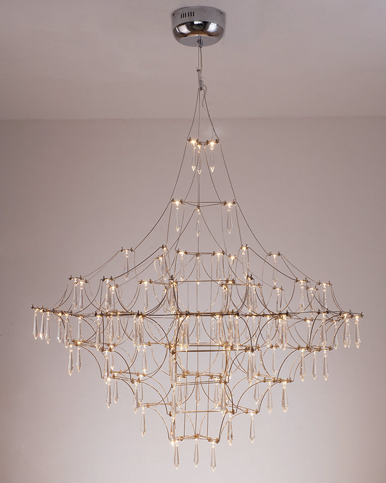 Diff Large Sculptural Crystal Chandelier-DF2201
