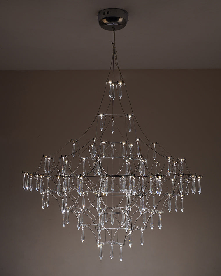 Diff Large Sculptural Crystal Chandelier-DF2201