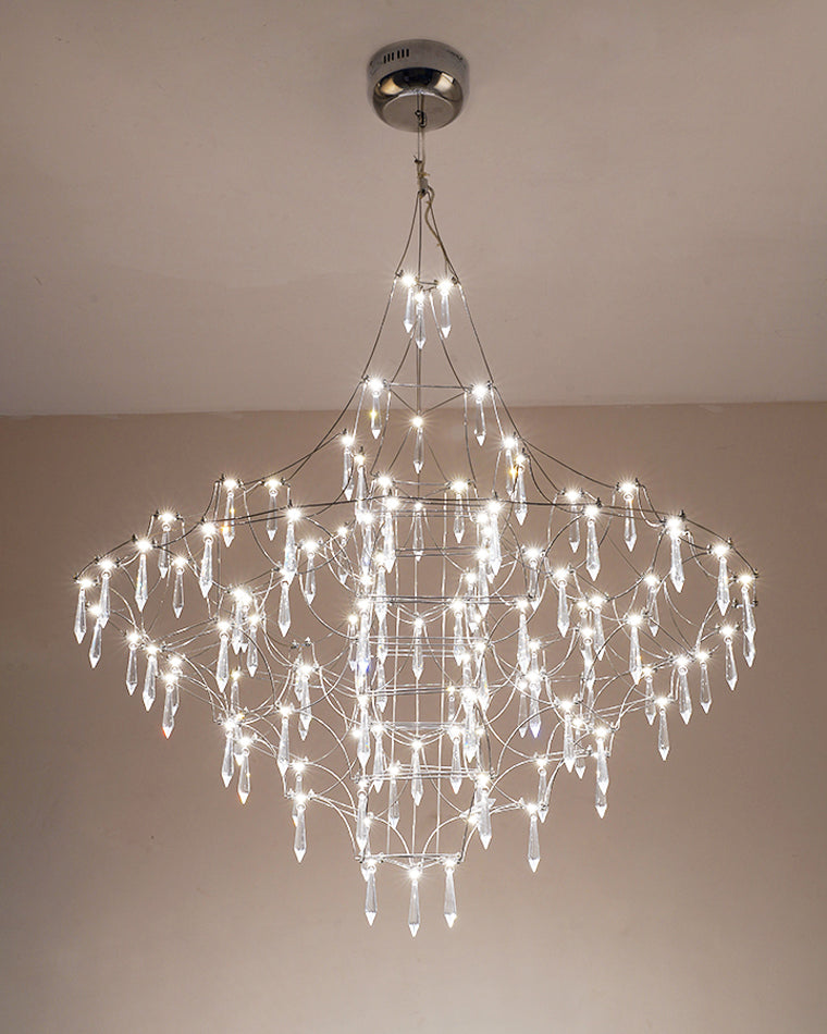 Diff Large Sculptural Crystal Chandelier-DF2201