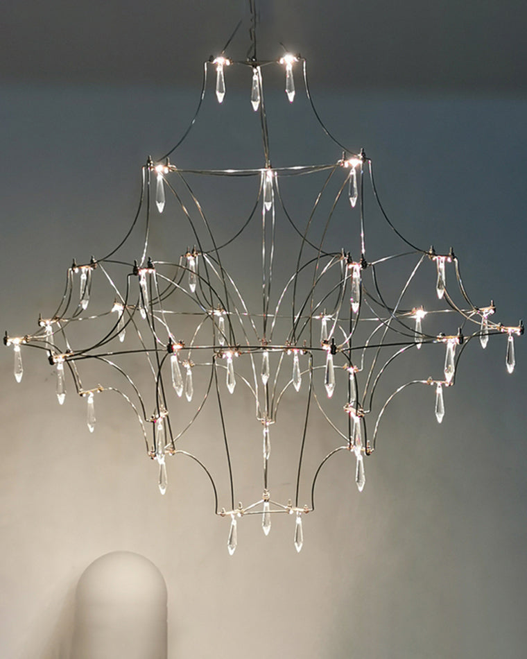 Diff Large Sculptural Crystal Chandelier-DF2201