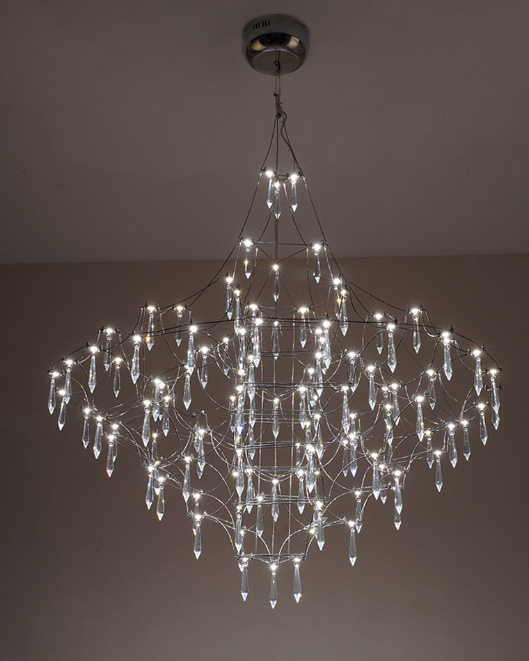 Diff Large Sculptural Crystal Chandelier-DF2201