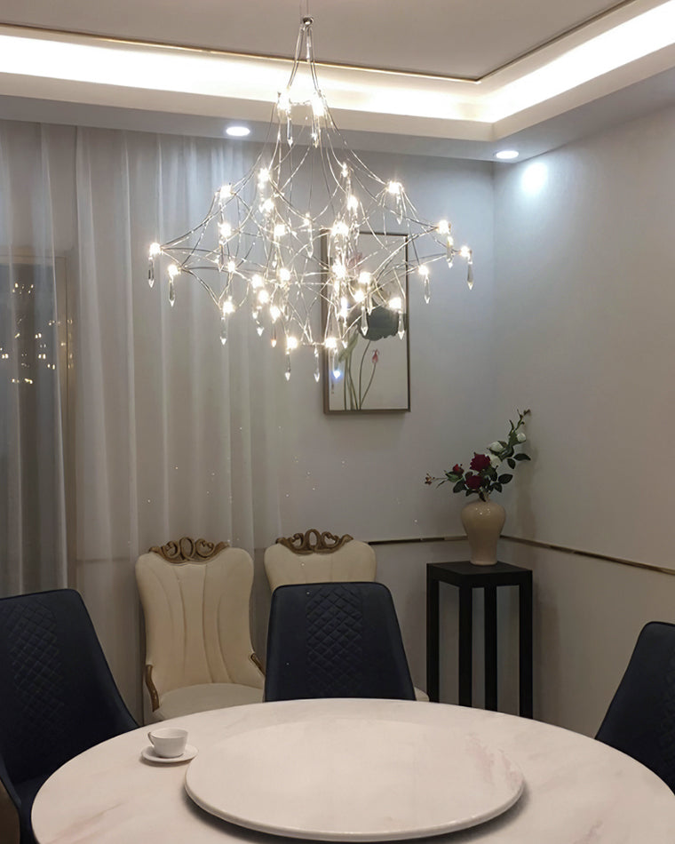 Diff Large Sculptural Crystal Chandelier-DF2201