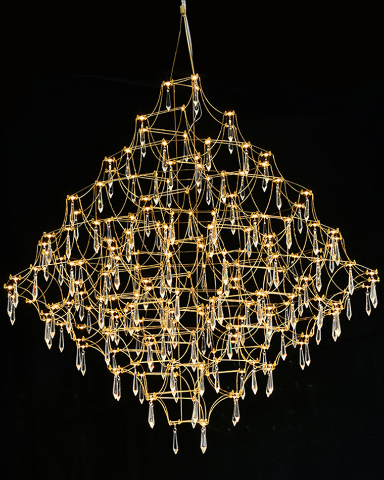 Diff Large Sculptural Crystal Chandelier-DF2201