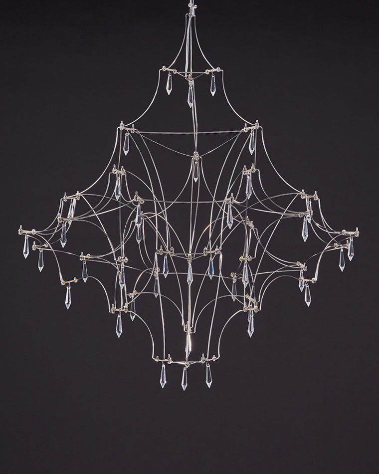 Diff Large Sculptural Crystal Chandelier-DF2201
