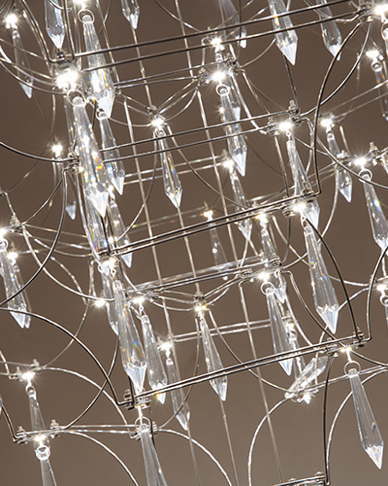 Diff Large Sculptural Crystal Chandelier-DF2201